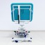 Kinefis Supreme two-body hydraulic stretcher: With trendelenburg, retractable wheels, functional design and toilet paper holder (194 x 70 cm) Kinefis Supreme two-body hydraulic stretcher: With trendelenburg, retractable wheels, functional design and toilet paper holder (194 x 70 cm)